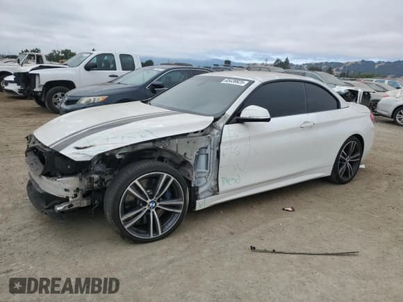 ✅ 2016 BMW 4 Series 435i • VIN: WBA3T3C59G5A41107 • Lot: 65439925. Listed on Copart with 88,886 mi. Free auction sales archive from the USA and detailed vehicle history report at DreamBid. Image 1.