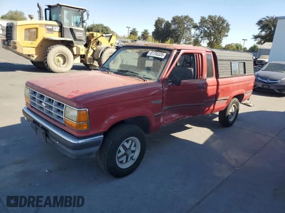 ✅ 1990 Ford Ranger • VIN: 1FTCR15T6LPB70547 • Lot: 81755335. Listed on Copart with 24,338 mi. Free auction sales archive from the USA and detailed vehicle history report at DreamBid. Image 1.