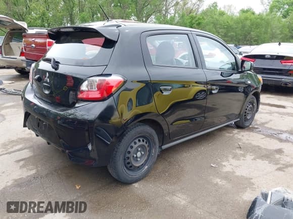 ✅ 2023 Mitsubishi Mirage ES • VIN: ML32AUHJ6PH007057 • Lot: 42080966. Wystawiony na IAAI z przebiegiem 34 873 mil. Bezpłatny archiwum sprzedaży aukcyjnych z USA i szczegółowy raport historii pojazdu na DreamBid. Zdjęcie 4.