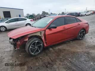 2021 Hyundai Elantra N Line с VIN KMHLR4AF8MU200261, выставлен на аукционе Copart как лот 82443345 с пробегом 43 861 миль миль и Списание • Salvage title. История ставок и продаж доступна на DreamBid. Изображение 1.