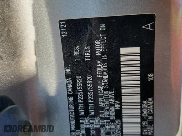 ✅ 2022 Lexus RX 450h • VIN: 2T2JGMDA6NC078429 • Лот: 71929945. Опубликован ранее на Copart с пробегом 59 161 миль. Бесплатный доступ к архиву аукционных продаж из США и подробный отчёт об истории автомобиля на DreamBid. Изображение 13.