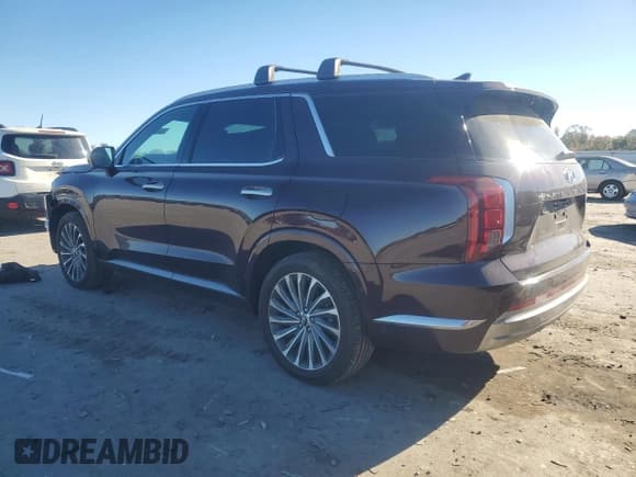 ✅ 2024 Hyundai Palisade Calligraphy • VIN: KM8R7DGE8RU690724 • Lot: 86465685. Listed on Copart with 23,523 mi. Free auction sales archive from the USA and detailed vehicle history report at DreamBid. Image 2.