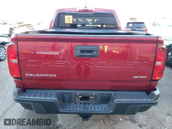 ✅ 2022 Chevrolet Colorado 4WD ZR2 • VIN: 1GCGTEEN3N1116446 • Лот: 81610903. Опубликован ранее на Copart с пробегом 12 692 миль. Бесплатный доступ к архиву аукционных продаж из США и подробный отчёт об истории автомобиля на DreamBid. Изображение 6.