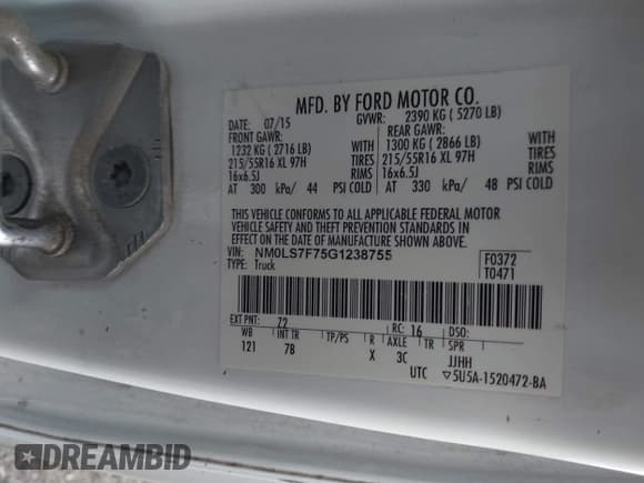 ✅ 2016 Ford Transit Connect XLT • VIN: NM0LS7F75G1238755 • Lot: 43649823. Listed on IAAI with 229,246 mi. Free auction sales archive from the USA and detailed vehicle history report at DreamBid. Image 9.