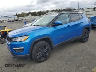 ✅ 2021 Jeep Compass Latitude • VIN: 3C4NJDBB3MT586128 • Lot: 87276655. Listed on Copart with 95,492 mi. Free auction sales archive from the USA and detailed vehicle history report at DreamBid. Image 1.