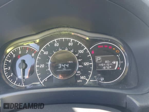 ✅ 2016 Nissan Note S • VIN: 3N1CE2CP6GL406884 • Lot: 42966585. Listed on IAAI with 145,415 mi. Free auction sales archive from the USA and detailed vehicle history report at DreamBid. Image 7.