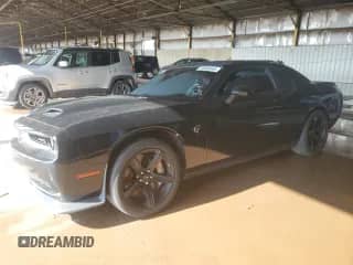 2021 Dodge Challenger SRT Hellcat with VIN 2C3CDZC9XMH601650, listed as a Copart auction lot 70405545 with 33,571 mi miles and Salvage title. Bid and sale history available at DreamBid. Image 1.