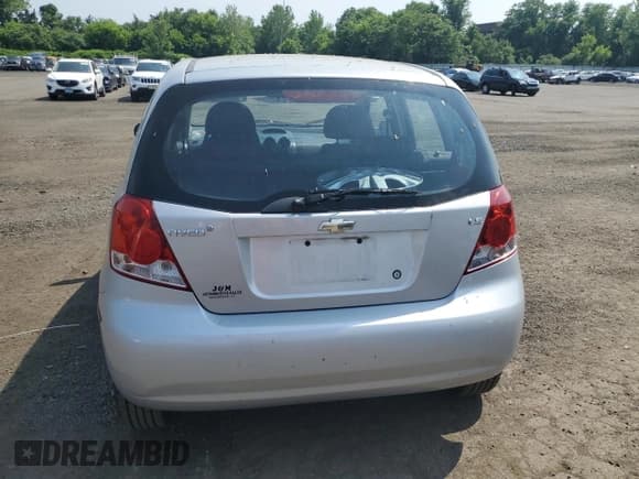 ✅ 2007 Chevrolet Aveo LS • VIN: KL1TD66627B759495 • Lot: 59840455. Wystawiony na Copart z przebiegiem 95 210 mil. Bezpłatny archiwum sprzedaży aukcyjnych z USA i szczegółowy raport historii pojazdu na DreamBid. Zdjęcie 6.