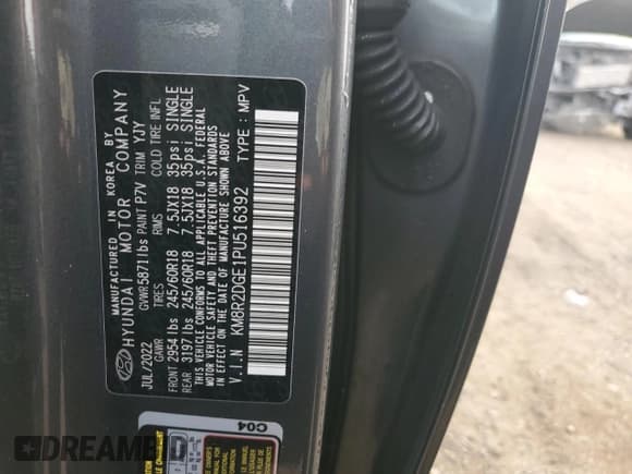 ✅ 2023 Hyundai Palisade SEL • VIN: KM8R2DGE1PU516392 • Лот: 77173904. Опубликован ранее на Copart с пробегом 25 660 миль. Бесплатный доступ к архиву аукционных продаж из США и подробный отчёт об истории автомобиля на DreamBid. Изображение 15.