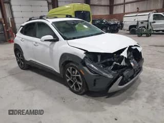 ✅ 2023 Hyundai Kona Limited • VIN: KM8K5CA3XPU008934 • Lot: 42268244. Listed on IAAI with 73,177 mi. Free auction sales archive from the USA and detailed vehicle history report at DreamBid. Image 1.