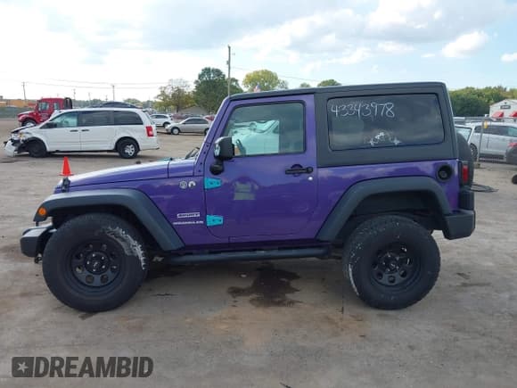 ✅ 2017 Jeep Wrangler Sport • VIN: 1C4AJWAG0HL739914 • Lot: 43343978. Listed on IAAI with 77,553 mi. Free auction sales archive from the USA and detailed vehicle history report at DreamBid. Image 14.