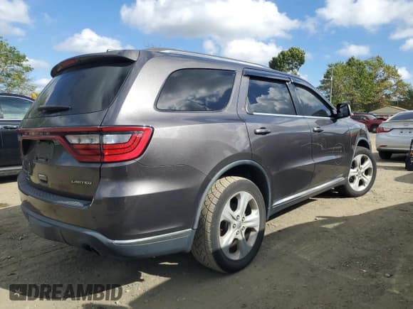 ✅ 2015 Dodge Durango Limited • VIN: 1C4RDJDG5FC826990 • Lot: 82326375. Listed on Copart with 146,892 mi. Free auction sales archive from the USA and detailed vehicle history report at DreamBid. Image 3.