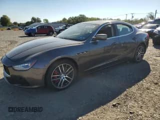 ✅ 2016 Maserati Ghibli S Q4 • VIN: ZAM57RTA1G1183760 • Lot: 84233835. Listed on Copart with 77,220 mi. Free auction sales archive from the USA and detailed vehicle history report at DreamBid. Image 1.
