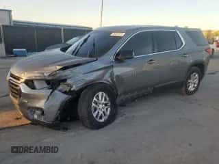 2018 Chevrolet Traverse LS с VIN 1GNERFKW0JJ242631, выставлен на аукционе Copart как лот 84857075 с пробегом 90 733 миль миль и На запчасти • Non repairable. История ставок и продаж доступна на DreamBid. Изображение 1.