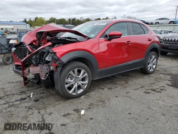 ✅ 2022 Mazda CX-30 S Select • VIN: 3MVDMBBL9NM448281 • Лот: 82497215. Опубликован ранее на Copart с пробегом 32 120 миль. Бесплатный доступ к архиву аукционных продаж из США и подробный отчёт об истории автомобиля на DreamBid. Изображение 1.