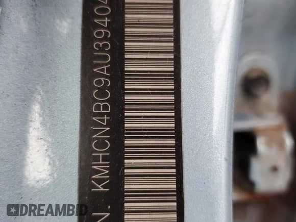 2010 Hyundai Accent GL with VIN KMHCN4BC9AU394049, listed as a Copart auction lot 86221915 with 235,404 mi miles and Clean title. Bid and sale history available at DreamBid. Image 13.