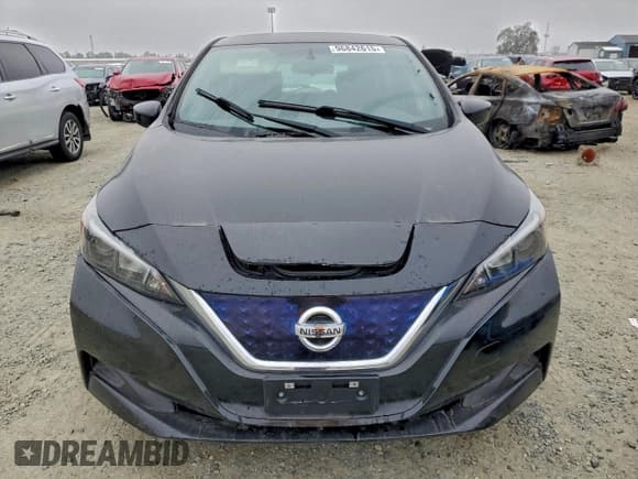 ✅ 2019 Nissan LEAF S • VIN: 1N4AZ1CP7KC319377 • Lot: 96842615. Listed on Copart with 53,743 mi. Free auction sales archive from the USA and detailed vehicle history report at DreamBid. Image 5.