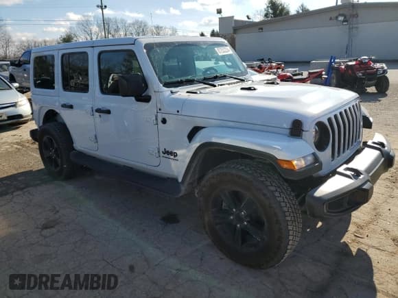 ✅ 2023 Jeep Wrangler High Altitude • VIN: 1C4HJXEGXPW625463 • Lot: 87252224. Wystawiony na Copart z przebiegiem 7 072 mil. Bezpłatny archiwum sprzedaży aukcyjnych z USA i szczegółowy raport historii pojazdu na DreamBid. Zdjęcie 4.