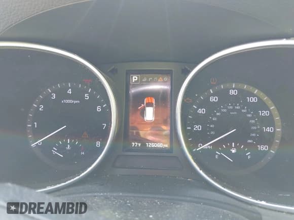 ✅ 2017 Hyundai Santa Fe 2.4L • VIN: 5XYZU3LB8HG447515 • Лот: 43413677. Опубликован ранее на IAAI с пробегом 126 060 миль. Бесплатный доступ к архиву аукционных продаж из США и подробный отчёт об истории автомобиля на DreamBid. Изображение 7.