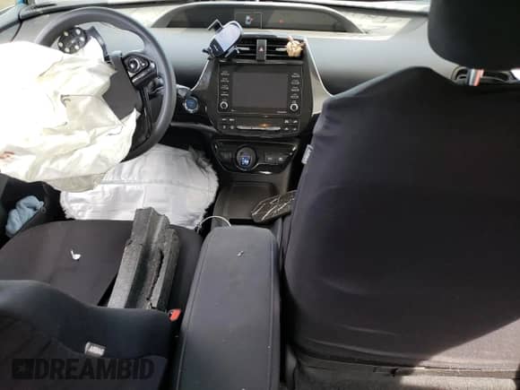 2021 Toyota Prius L Eco with VIN JTDKAMFU1M3142045, listed as a Copart auction lot 71478995 with Not provided miles and Salvage title. Bid and sale history available at DreamBid. Image 8.