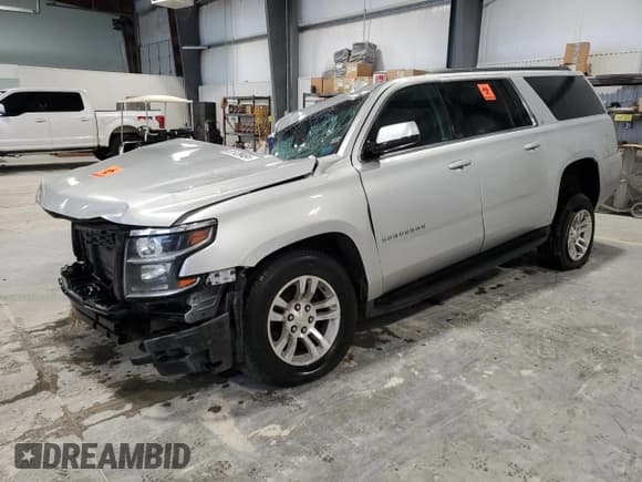 ✅ 2018 Chevrolet Suburban LT • VIN: 1GNSKHKC0JR255079 • Lot: 81128404. Listed on Copart with Not provided. Free auction sales archive from the USA and detailed vehicle history report at DreamBid. Image 1.