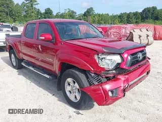 ✅ 2015 Toyota Tacoma PreRunner • VIN: 5TFKU4HN5FX006820 • Lot: 42647115. Listed on IAAI with 197,681 mi. Free auction sales archive from the USA and detailed vehicle history report at DreamBid. Image 1.