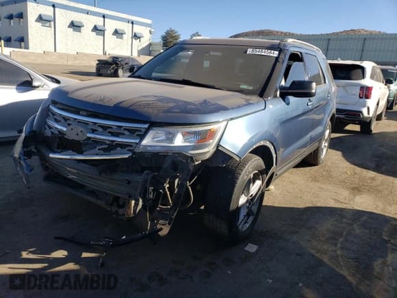 ✅ 2018 Ford Explorer XLT • VIN: 1FM5K7D83JGA41865 • Lot: 85484584. Listed on Copart with Not provided. Free auction sales archive from the USA and detailed vehicle history report at DreamBid. Image 1.
