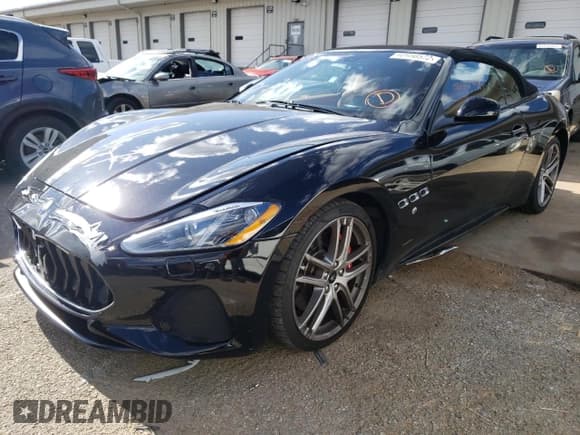 ✅ 2018 Maserati GranTurismo Sport • VIN: ZAM45VMA9J0295535 • Lot: 60956572. Listed on Copart with 27,487 mi. Free auction sales archive from the USA and detailed vehicle history report at DreamBid. Image 2.