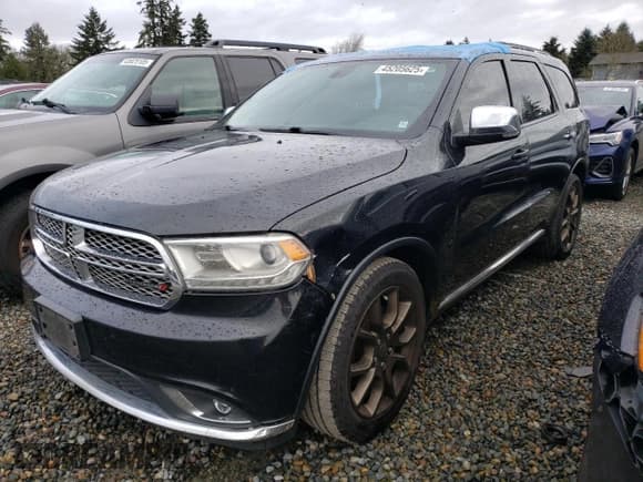 ✅ 2014 Dodge Durango Citadel • VIN: 1C4RDHEG8EC286797 • Lot: 45205625. Listed on Copart with 230,019 mi. Free auction sales archive from the USA and detailed vehicle history report at DreamBid. Image 1.