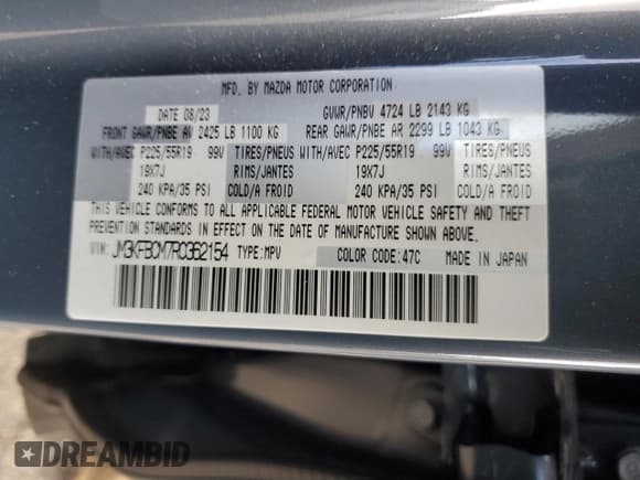 ✅ 2024 Mazda CX-5 S Carbon Edition • VIN: JM3KFBCM7R0362154 • Lot: 90046555. Wystawiony na Copart z przebiegiem 28 229 mil. Bezpłatny archiwum sprzedaży aukcyjnych z USA i szczegółowy raport historii pojazdu na DreamBid. Zdjęcie 13.