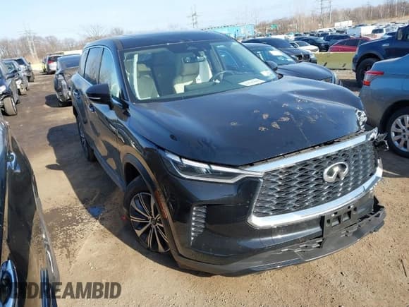 ✅ 2024 Infiniti QX60 Pure • VIN: 5N1DL1ESXRC353135 • Лот: 41787049. Опубликован ранее на IAAI с пробегом 9 822 миль. Бесплатный доступ к архиву аукционных продаж из США и подробный отчёт об истории автомобиля на DreamBid. Изображение 1.