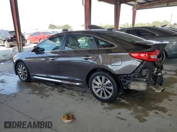 ✅ 2017 Hyundai Sonata Sport • VIN: 5NPE34AF2HH571706 • Lot: 44155203. Listed on Copart with 101,683 mi. Free auction sales archive from the USA and detailed vehicle history report at DreamBid. Image 2.
