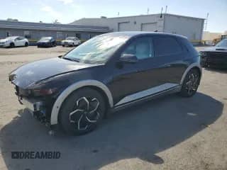 2024 Hyundai Ioniq 5 Limited with VIN KM8KR4DE1RU253311, listed as a Copart auction lot 81856255 with 19,342 mi miles and Salvage title. Bid and sale history available at DreamBid. Image 1.