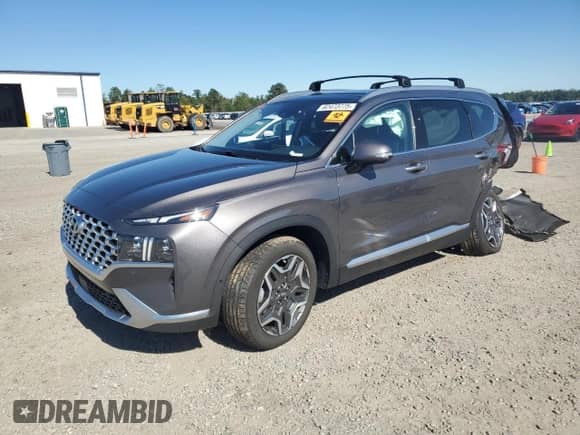 2022 Hyundai Santa Fe Limited with VIN KM8S5DA11NU036705, listed as a Copart auction lot 82473775 with 43,162 mi miles and Salvage title. Bid and sale history available at DreamBid. Image 1.