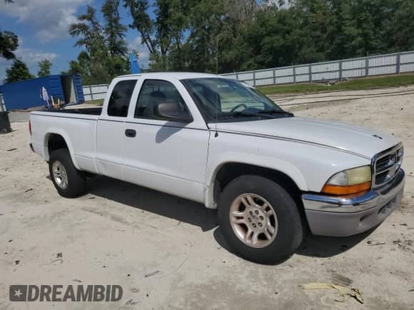 2003 Dodge Dakota SLT z VIN 1D7HL42XX3S333865, wystawiony jako Copart lot #73509404 z przebiegiem 123 515 mil mil oraz Szkoda całkowita • Salvage title. Historia ofert i sprzedaży dostępna na DreamBid. Obrazek 4.
