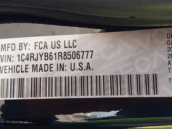 ✅ 2024 Jeep Grand Cherokee • VIN: 1C4RJYB61R8506777 • Лот: 43530625. Опубликован ранее на IAAI с пробегом 11 606 миль. Бесплатный доступ к архиву аукционных продаж из США и подробный отчёт об истории автомобиля на DreamBid. Изображение 9.