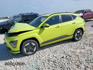 2024 Hyundai Kona SEL with VIN KM8HC3A62RU007452, listed as a Copart auction lot 70960885 with 18,144 mi miles and Salvage title. Bid and sale history available at DreamBid. Image 1.