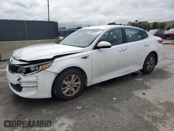 ✅ 2017 Kia Optima LX • VIN: 5XXGT4L32HG127409 • Лот: 85336115. Опубликован ранее на Copart с пробегом 108 665 миль. Бесплатный доступ к архиву аукционных продаж из США и подробный отчёт об истории автомобиля на DreamBid. Изображение 1.