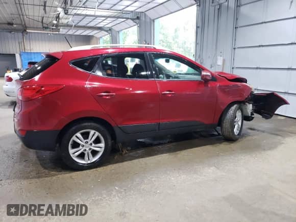 2012 Hyundai Tucson GLS z VIN KM8JU3AC2CU353030, wystawiony jako Copart lot #66072874 z przebiegiem 129 142 mil mil oraz Szkoda całkowita • Salvage title. Historia ofert i sprzedaży dostępna na DreamBid. Obrazek 3.
