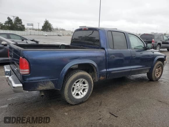 ✅ 2003 Dodge Dakota SLT • VIN: 1D7HL48N43S115748 • Lot: 50239595. Wystawiony na Copart z przebiegiem 278 408 mil. Bezpłatny archiwum sprzedaży aukcyjnych z USA i szczegółowy raport historii pojazdu na DreamBid. Zdjęcie 3.