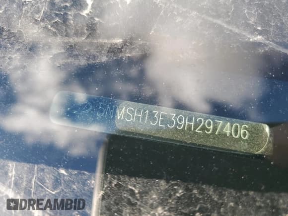 ✅ 2009 Hyundai Santa Fe Limited • VIN: 5NMSH13E39H297406 • Lot: 77588164. Listed on Copart with Not provided. Free auction sales archive from the USA and detailed vehicle history report at DreamBid. Image 12.