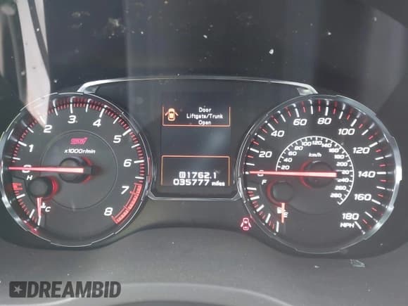 ✅ 2020 Subaru WRX STI • VIN: JF1VA2E61L9816099 • Lot: 41193121. Listed on IAAI with 35,777 mi. Free auction sales archive from the USA and detailed vehicle history report at DreamBid. Image 7.