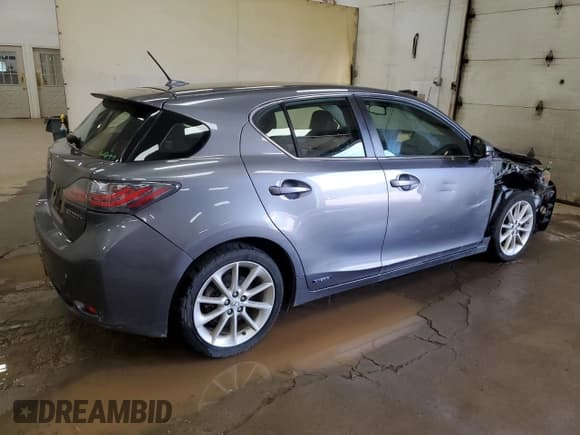 ✅ 2012 Lexus CT 200h Premium • VIN: JTHKD5BH6C2086452 • Lot: 59383855. Listed on Copart with 149,545 mi. Free auction sales archive from the USA and detailed vehicle history report at DreamBid. Image 3.