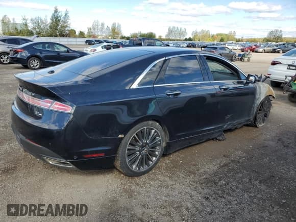 ✅ 2014 Lincoln MKZ • VIN: 3LN6L2JK1ER809930 • Lot: 85273025. Listed on Copart with Not provided. Free auction sales archive from the USA and detailed vehicle history report at DreamBid. Image 3.