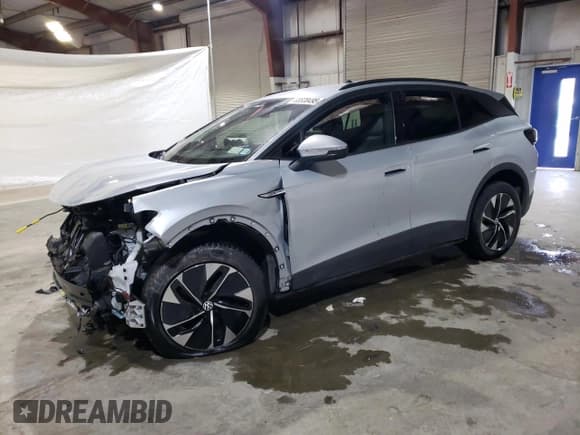 ✅ 2022 Volkswagen ID.4 Pro • VIN: WVGJNPE26NP047844 • Lot: 88608495. Listed on Copart with 44,368 mi. Free auction sales archive from the USA and detailed vehicle history report at DreamBid. Image 1.