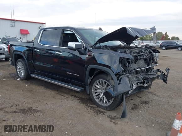 ✅ 2019 GMC Sierra 1500 Denali • VIN: 1GTU9FEL0KZ302500 • Лот: 43504711. Опубликован ранее на IAAI с пробегом 76 691 миль. Бесплатный доступ к архиву аукционных продаж из США и подробный отчёт об истории автомобиля на DreamBid. Изображение 1.
