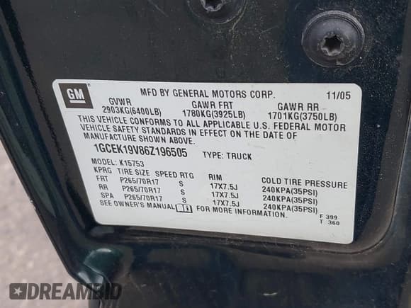 ✅ 2006 Chevrolet Silverado 1500 LT1 • VIN: 1GCEK19V86Z196505 • Лот: 43682159. Опубликован ранее на IAAI с пробегом 310 466 миль. Бесплатный доступ к архиву аукционных продаж из США и подробный отчёт об истории автомобиля на DreamBid. Изображение 9.