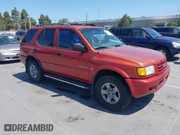 ✅ 1999 Isuzu Rodeo S • VIN: 4S2CK58WXX4346156 • Lot: 42328951. Listed on IAAI with 196,182 mi. Free auction sales archive from the USA and detailed vehicle history report at DreamBid. Image 1.