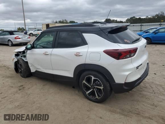 2022 Chevrolet TrailBlazer RS z VIN KL79MUSL4NB083967, wystawiony jako Copart lot #90722665 z przebiegiem 23 536 mil mil oraz Szkoda całkowita • Salvage title. Historia ofert i sprzedaży dostępna na DreamBid. Obrazek 2.