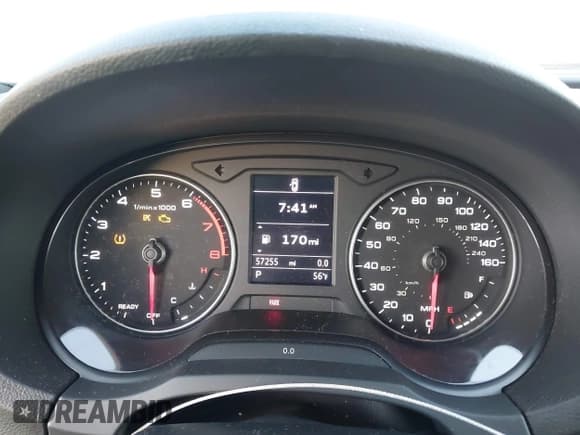 ✅ 2018 Audi A3 Premium • VIN: WAUB8GFF0J1063632 • Lot: 43516739. Listed on IAAI with 57,255 mi. Free auction sales archive from the USA and detailed vehicle history report at DreamBid. Image 7.